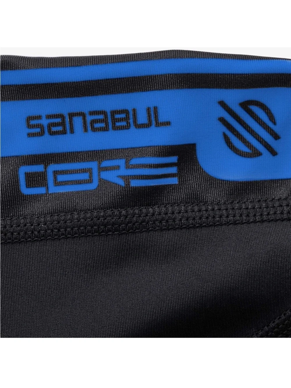 Sanabul Men's Black & Blue Long Sleeve jujutsu rash guard/ workout top